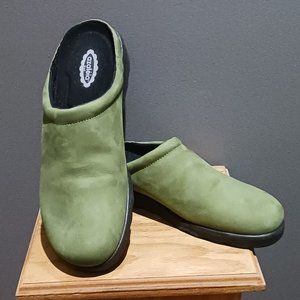 Azaleia Shoes Womens Green  Mule Clog Slip On Casual Comfort